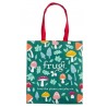 frugi - Bio Tragetasche mit Pilz-Allover, ca. 38 cm x 42 cm