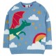 frugi - Bio Kinder Strickpullover "FRUGI-Elwood" mit Drachen-Muster