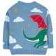 frugi - Bio Kinder Strickpullover "FRUGI-Elwood" mit Drachen-Muster