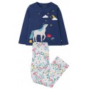 frugi - Bio Kinder Schlafanzug "FRUGI-Alana" mit Einhorn-Applikation