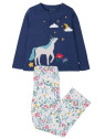 frugi - Bio Kinder Schlafanzug "FRUGI-Alana" mit Einhorn-Applikation