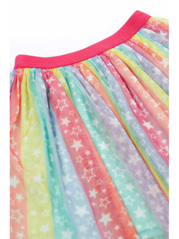 frugi - Bio Kinder Tüll-Rock "FRUGI-Tara" mit Sternen-Allover, recyceltes Polyester