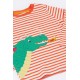 frugi - Bio Kinder Langarmshirt "FRUGI-Discovery" mit Drachen-Applikation und Streifen