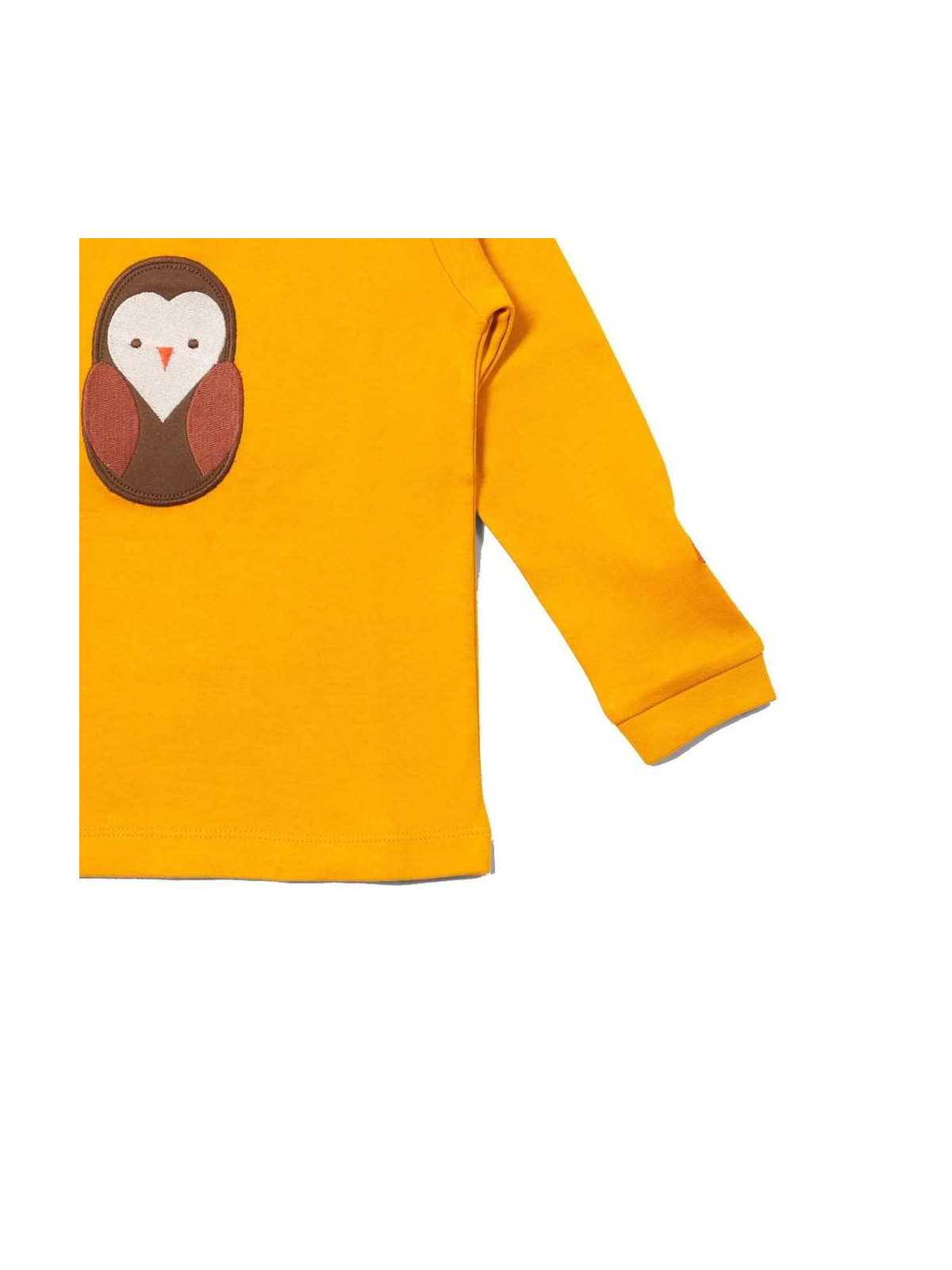 Little Green Radicals - Bio Kinder Langarmshirt mit Eulen-Applikation