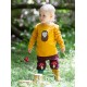Little Green Radicals - Bio Kinder Langarmshirt mit Eulen-Applikation