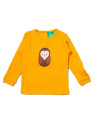 Little Green Radicals - Bio Kinder Langarmshirt mit Eulen-Applikation
