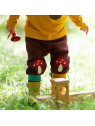 Little Green Radicals - Bio Kinder Jersey Hose mit Fliegenpilz-Patches