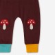 Little Green Radicals - Bio Kinder Jersey Hose mit Fliegenpilz-Patches