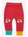 Little Green Radicals - Bio Kinder Jersey Hose mit Regenbogen-Patches