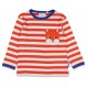 Toby tiger - Bio Kinder Langarmshirt mit Eichhörnchen-Tasche und Streifen
