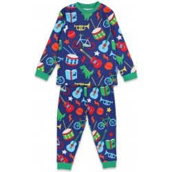 Toby tiger - Bio Kinder Schlafanzug mit Geschenke-Allover