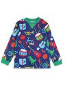 Toby tiger - Bio Kinder Schlafanzug mit Geschenke-Allover