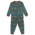 Toby tiger - Bio Kinder Schlafanzug mit Bären-Allover