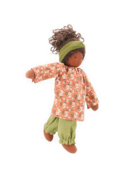 Nanchen Natur - Bio Schmusepuppe "Winterkind Mona" 38cm