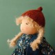 Nanchen Natur - Bio Schmusepuppe "Winterkind Lotta" 38cm