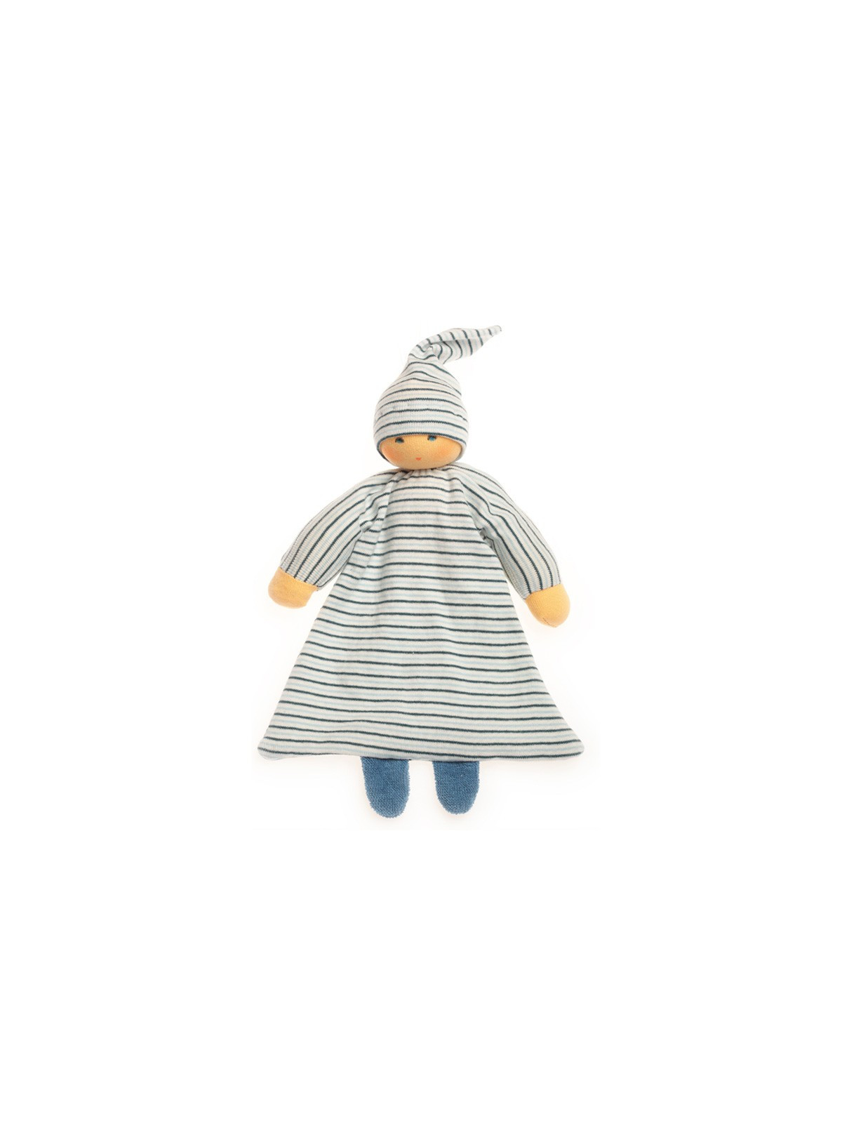 Nanchen Natur - Bio Baby Greifling Betthüpfer 24cm, blau