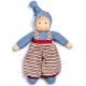 Nanchen Natur - Bio Baby Schmusepuppe "Bub" 33cm, blau