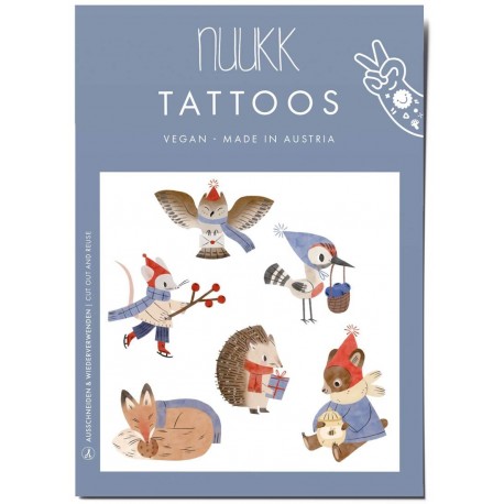 nuukk - Tattoos "Waldtiere im Winter"