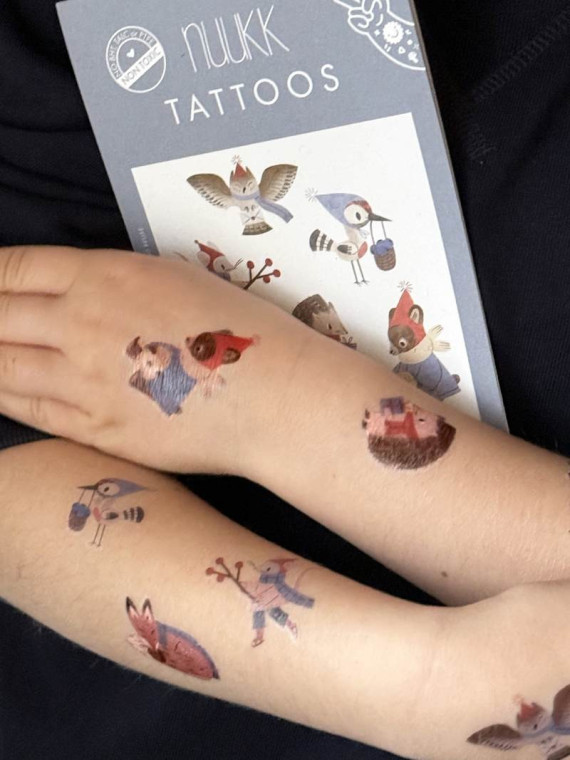nuukk - Tattoos "Waldtiere im Winter"