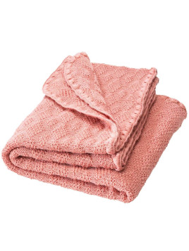 disana - Bio Baby Decke, Wolle, softpink 80x100 cm