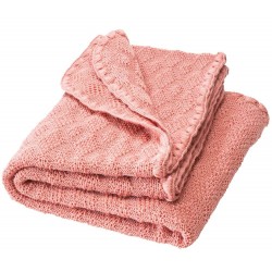 disana - Bio Baby Decke, Wolle, softpink 80x100 cm