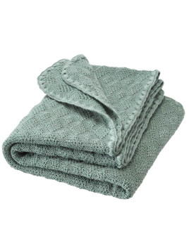 disana - Bio Baby Decke, Wolle, jade 80x100 cm