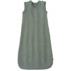 disana - Bio Baby Strick Schlafsack, Wolle, jade
