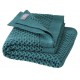 disana - Bio Baby Waben-Strickdecke, Wolle, eukalyptus 80x100 cm