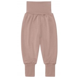 ENGEL - Bio Baby Hose mit Nabelbund, Wolle/Seide, dusty rose
