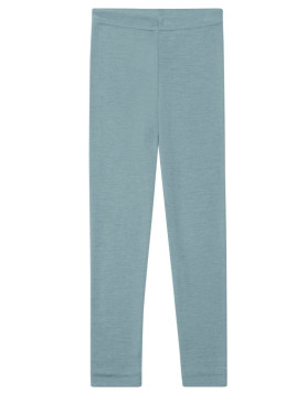 ENGEL - Bio Kinder Leggings, Wolle/Seide, bergblau