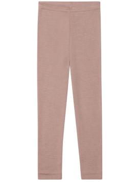 ENGEL - Bio Kinder Leggings, Wolle/Seide, dusty rose