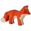 HOLZTIGER - Holzfigur Fuchs, stehend, ca. 14 x 2,3 x 8 cm