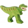 HOLZTIGER - Holzfigur Tyrannosaurus Rex, ca. 14,7 x 2,3 x 9,5 cm