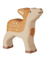 HOLZTIGER - Holzfigur Kitz, ca. 9 x 1,9 x 8,5 cm