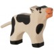 HOLZTIGER - Holzfigur Kalb, schwarz, ca 6 x 1,9 x 6 cm