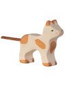 HOLZTIGER - Holzfigur Kalb, schwarz, ca 6 x 1,9 x 6 cm