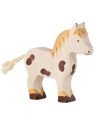 HOLZTIGER - Holzfigur Pony, ca. 11,5 x 2,8 x 12 cm