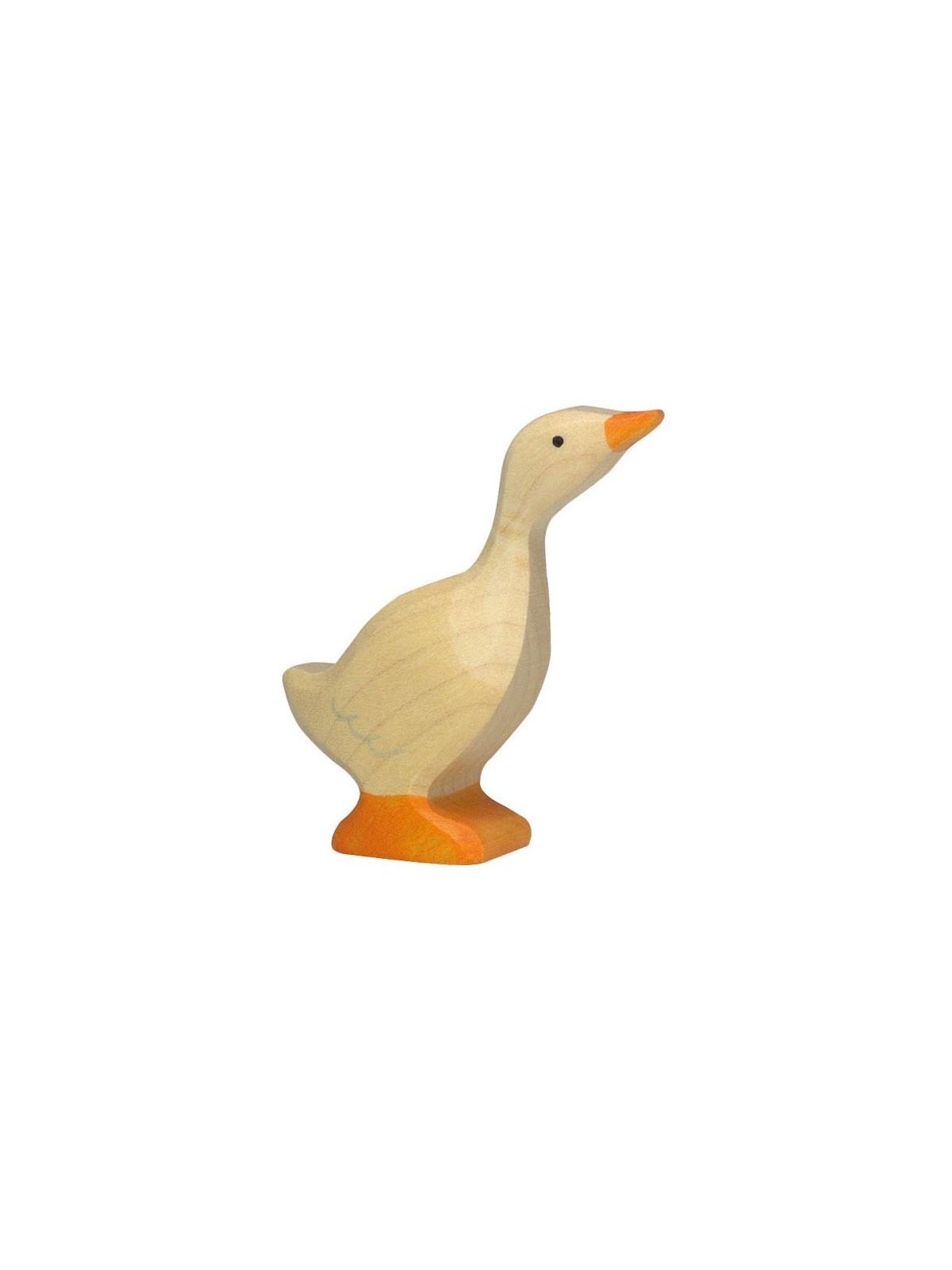 HOLZTIGER - Holzfigur Gans, klein, ca. 5,6 x 2 x 6,1 cm