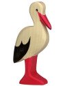 HOLZTIGER - Holzfigur Storch, ca. 6 x 1,9 x 11,5 cm