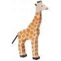 HOLZTIGER - Holzfigur Giraffe, ca. 12,7 x 3 x 23,3 cm