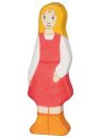 HOLZTIGER - Holzfigur Tochter, ca. 3,8 x 2,2 x 10 cm