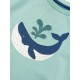 kite kids - Bio Kinder T-Shirt mit Wal-Applikation