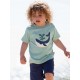 kite kids - Bio Kinder T-Shirt mit Wal-Applikation