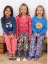 kite kids - Bio Kinder Strümpfe 3er Pack mit Schwan/Punkten/Streifen-Motiv