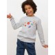 kite kids - Bio Kinder Langarmshirt mit Sonnensystem-Druck