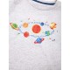 kite kids - Bio Kinder Langarmshirt mit Sonnensystem-Druck