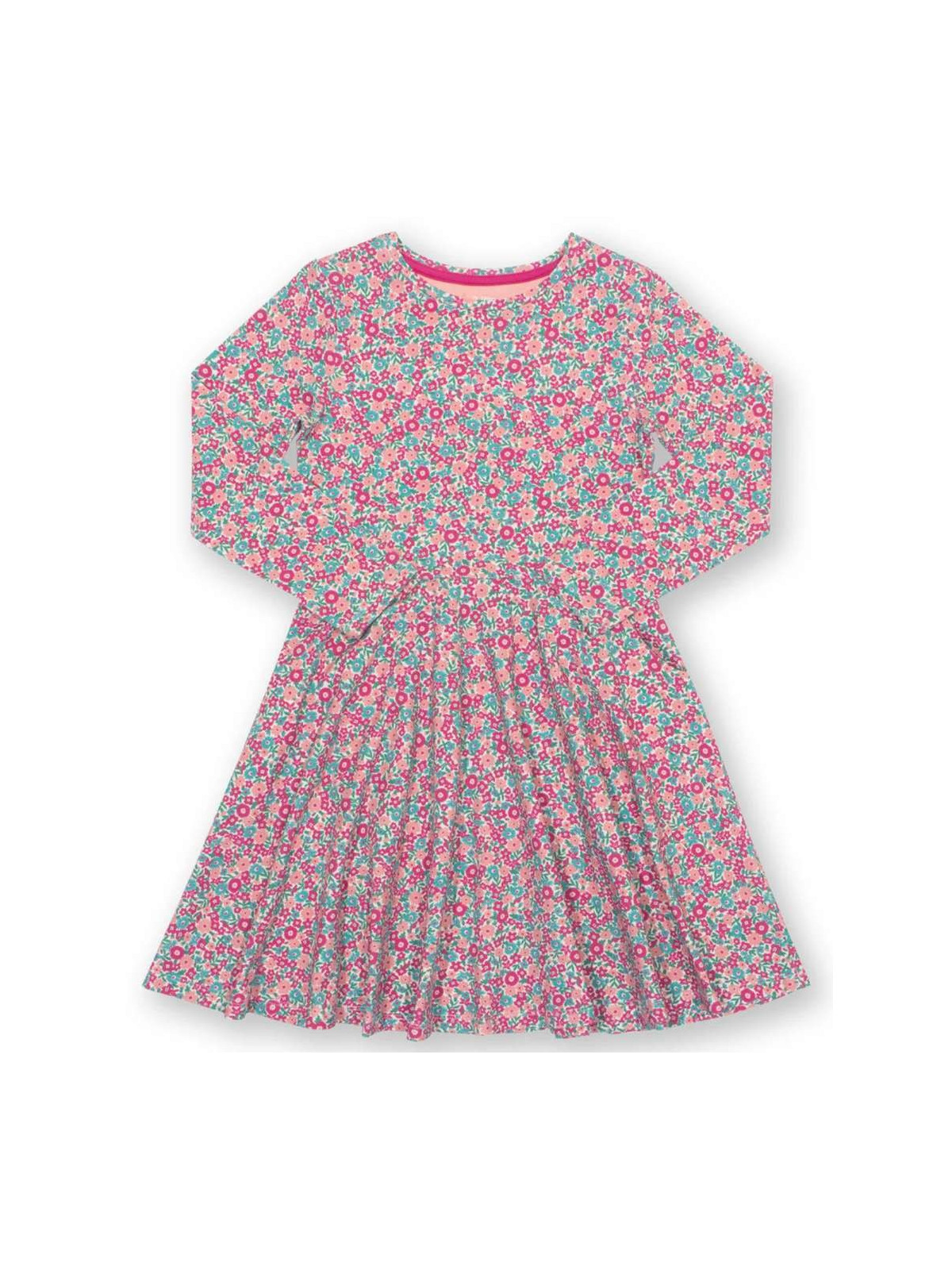 kite kids - Bio Kinder Jersey Skaterkleid mit Blumen-Allover