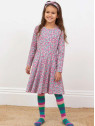 kite kids - Bio Kinder Jersey Skaterkleid mit Blumen-Allover