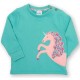 kite kids - Bio Kinder Sweatshirt mit Seepferdchen-Einhorn-Applikation
