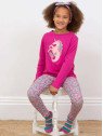 kite kids - Bio Kinder Langarmshirt mit Seepferdchen-Einhorn-Applikation